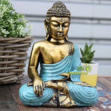 Buddha modro-zlatý – Veľký