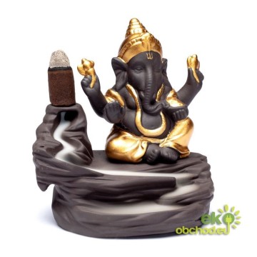 Stojan pre vonné kužele tečúci dym – Ganáša