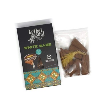 Vonné kužele Tribal Soul – tečúci dym – Šalvia biela – 10ks