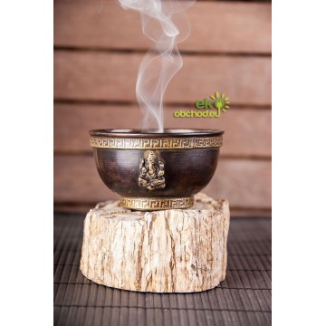 Medená miska, kadidelnica – Ganéša