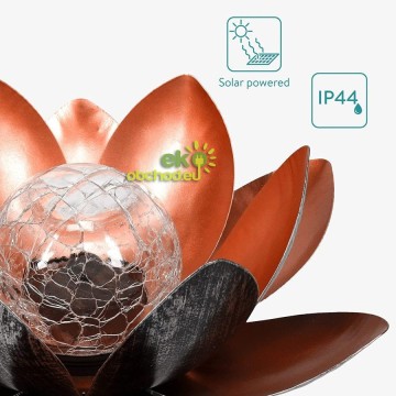 Solárna LED lampa - LOTOSOVÝ KVET