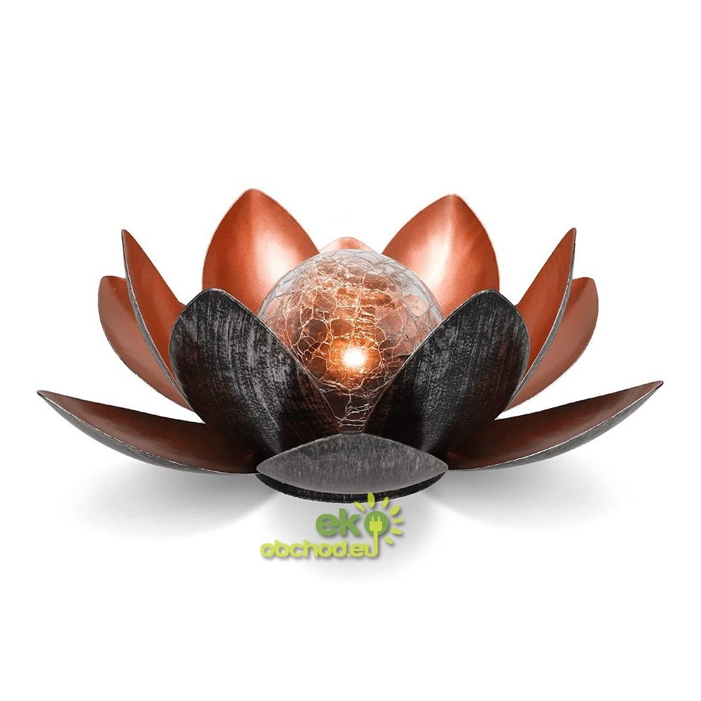 Solárna LED lampa - LOTOSOVÝ KVET