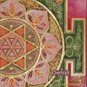 Dekoratívna samolepka - Mandala Kamala - ružová