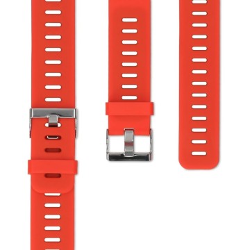 Silikónový remienok (šírka 22mm) – DUO – červeno-čierna