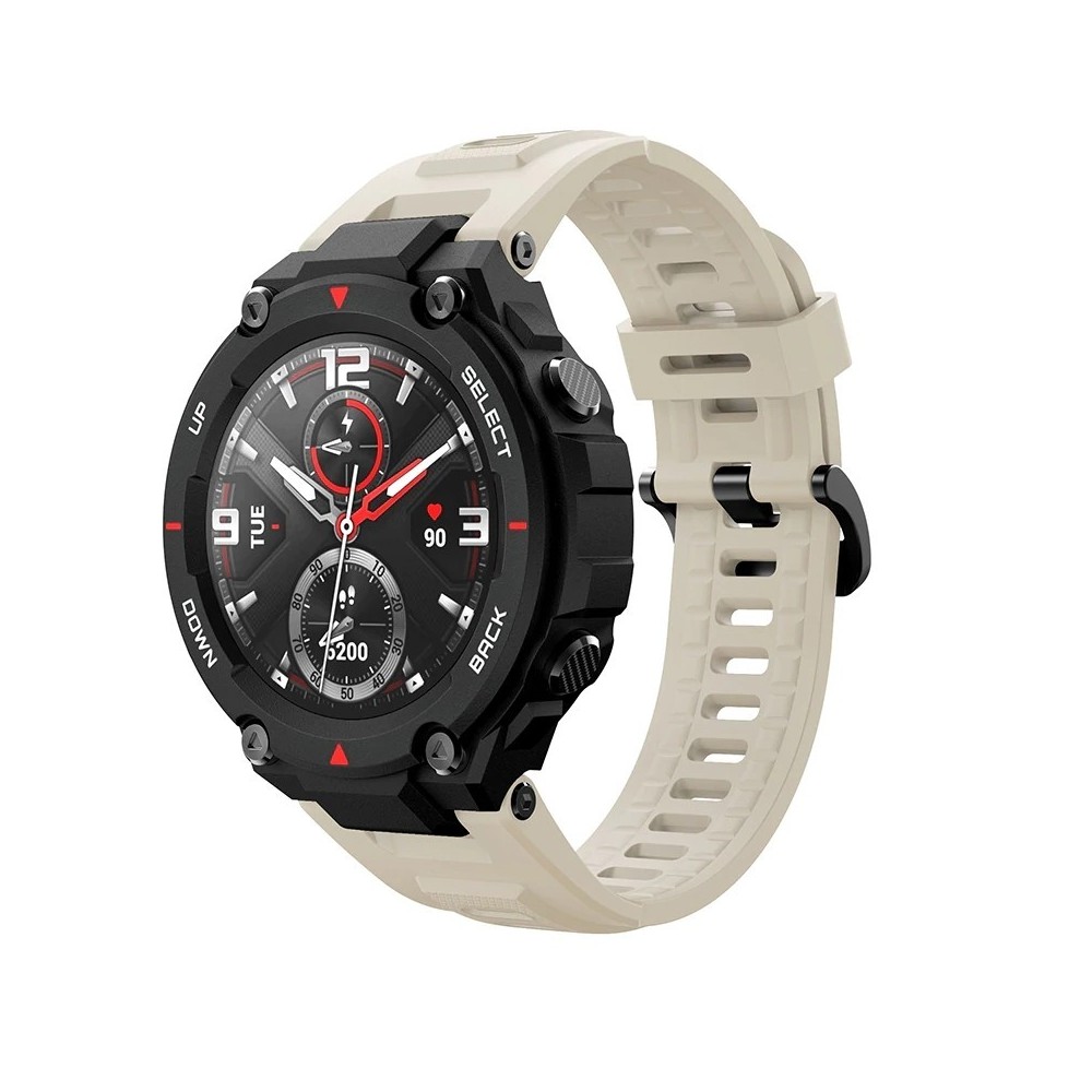 Silikónový remienok – Xiaomi Huami Amazfit T-Rex – béžová
