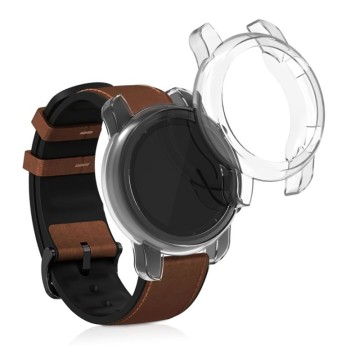Silikónový obal Xiaomi Huami Amazfit GTR (47mm) – priehľadná (2ks)