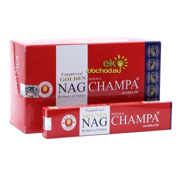 Vonné tyčinky GOLDEN NAG – Champa – 15g