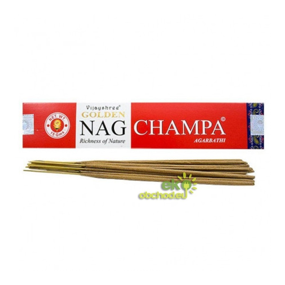 Vonné tyčinky GOLDEN NAG – Champa – 15g