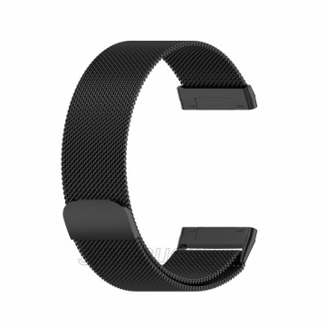 Kovový remienok Fitbit Versa 3 / Sense – Magnetic – čierna