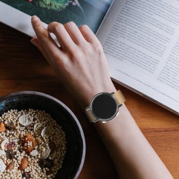 Silikónový obal Huawei Watch GT2 (42mm) – priehľadná / čierna (2ks)