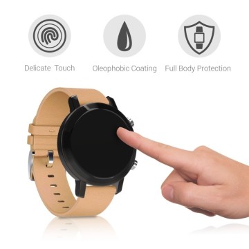 Silikónový obal Huawei Watch GT2 (42mm) – priehľadná / čierna (2ks)