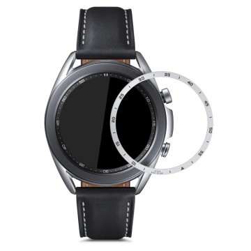Rámček hodiniek (Bezel) pre Samsung Galaxy Watch 3 41mm – strieborná