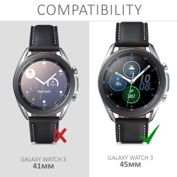 Rámček hodiniek (Bezel) pre Samsung Galaxy Watch 3 45mm – čierna