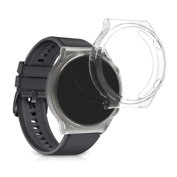 Silikónový obal Huawei Watch GT 2 PRO – priehľadná (2ks)