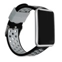 Silikónový remienok Huawei Watch Fit – Perforated (čierno-šedá,čierno-biela)