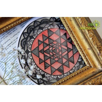 Dekoratívna samolepka - Jantra kruh