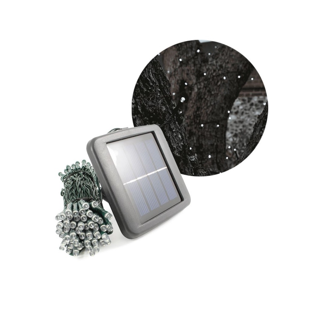 Solárna LED reťaz SolarCentre Elan SS9943 100 LED / 10m studená biela