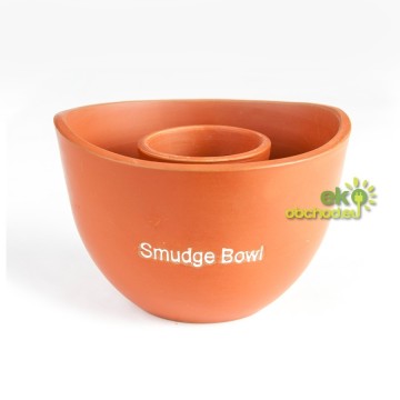 Miska na šamanské zväzky terakota - hnedá