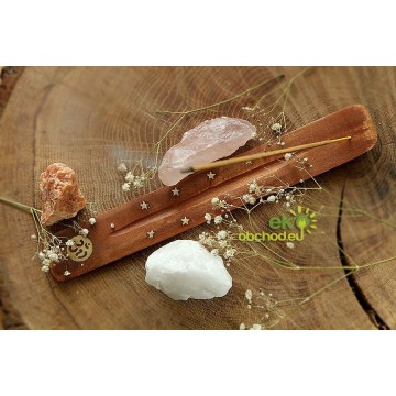 STOJANČEK PRE VONNÉ TYČINKY, DREVENÝ – ÓM