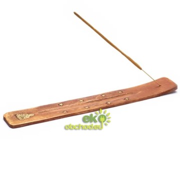 Stojanček pre vonné tyčinky, drevený – Buddha