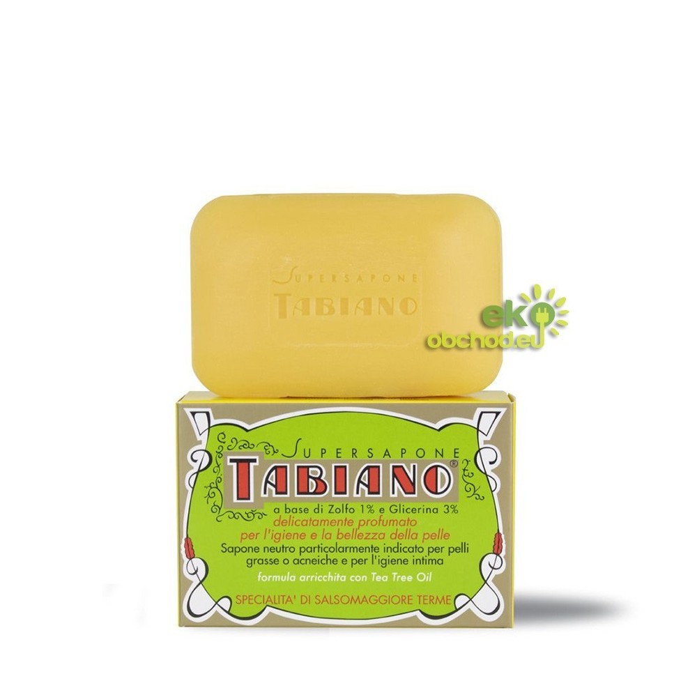 Tabiano - Mydlo s biosírou a čajovníkom - 125g