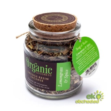 Živicové kadidlo citrónová tráva a korenie