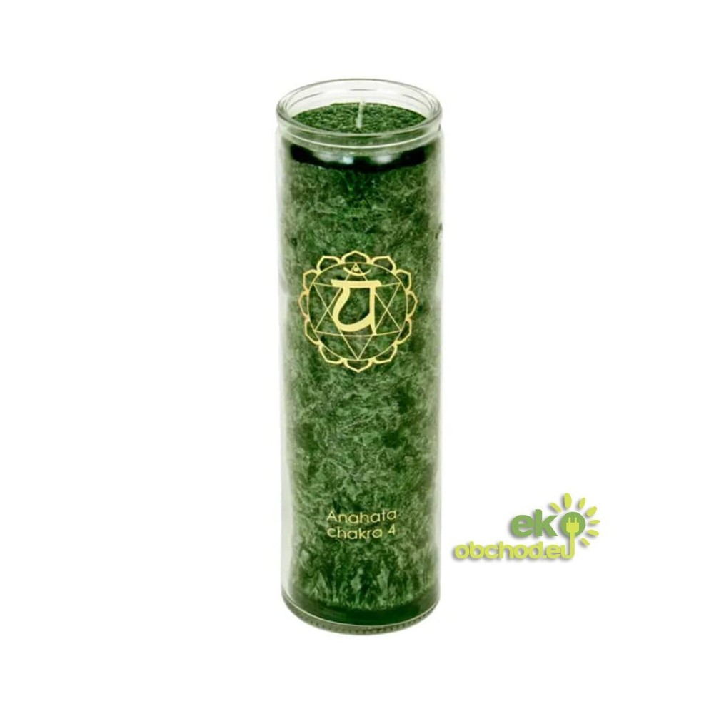 AROMATICKÁ SVIEČKA 4. ČAKRA ANAHATA ČAS HORENIA 100 HODÍN