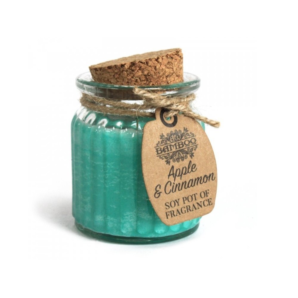 Sójová vonná sviečka - Jablko & škorica