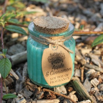 Sójová vonná sviečka - Jablko & škorica