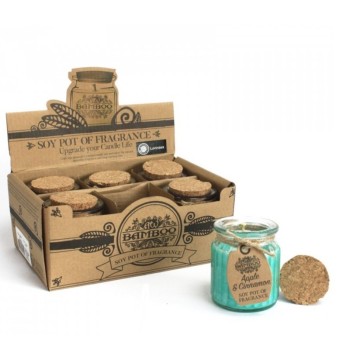 Sójová vonná sviečka - Jablko & škorica