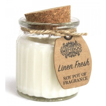 Sójová vonná sviečka - Svieža bielizeň