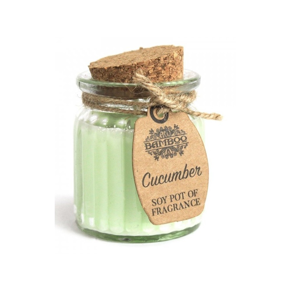 Sójová vonná sviečka - Uhorka