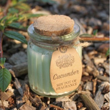 Sójová vonná sviečka - Uhorka