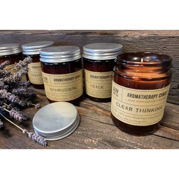 Aromaterapeutická sójová sviečka 200g - Pozitívne Vibrácie