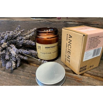 Aromaterapeutická sójová sviečka 200g - Pozitívne Vibrácie