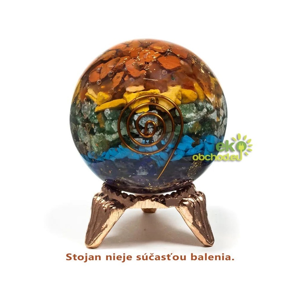 Orgonitová čakrová guľa