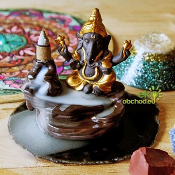 Stojan pre vonné kužele tečúci dym – Ganáša