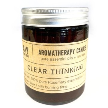 Aromaterapeutická Sójová Sviečka 200g - Jasné Myslenie