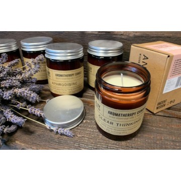 Aromaterapeutická Sójová Sviečka 200g - Jasné Myslenie