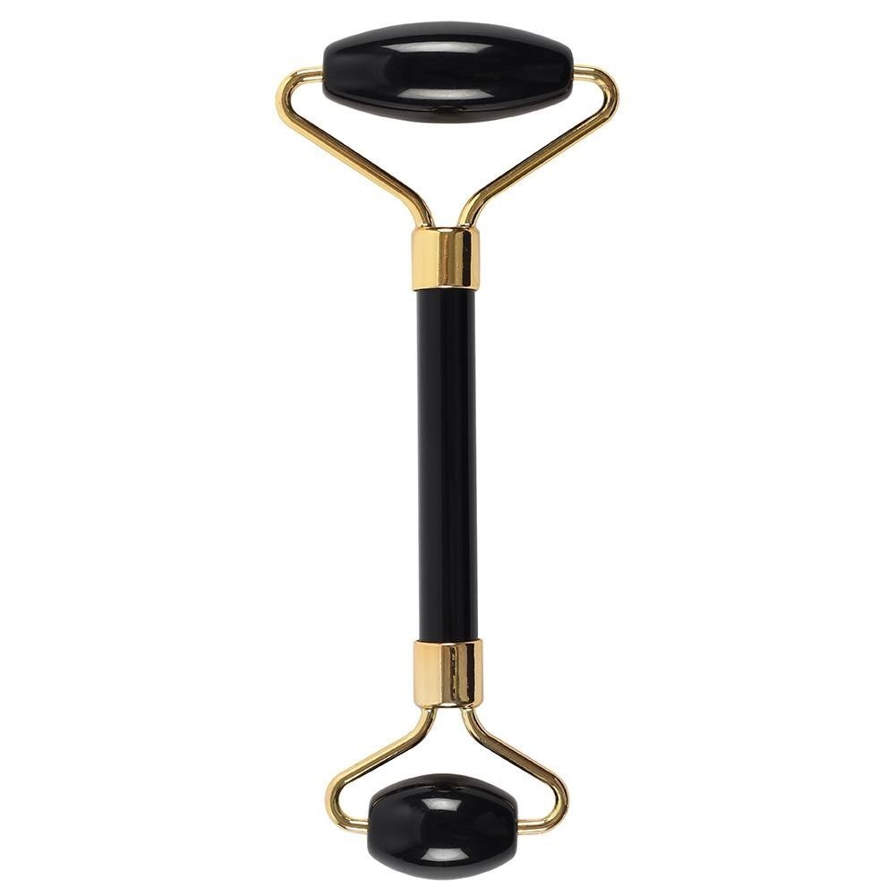 Valček na tvár (Face roller) obojstranný - Čierny Obsidián