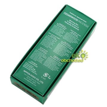 Vonné tyčinky - Morning Star CÉDROVÉ DREVO, Nippon Kodo - 200ks