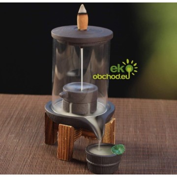 Stojan pre vonné kužele tečúci dym – Čajovňa vodopád